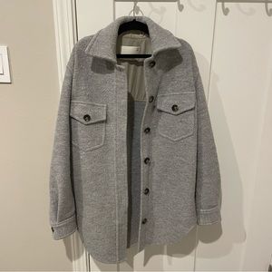 Wilfred Free | Ganna Shirt Jacket XXS Grey